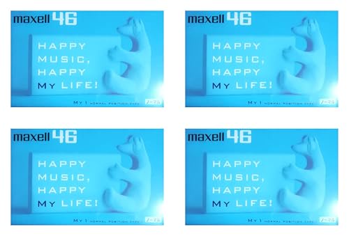 maxell MX 46 l Position　マクセル　カセットテープ Amazon | maxell カセットテープ 46分, 4本 MY1 ノーマル